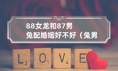 兔年男子与虎年女子的婚姻配对：探究88年龙胜过87年兔的可能性及其关键特征