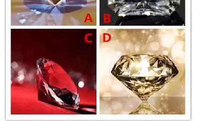 你觉得哪个钻石最值钱？测你会遇见哪种爱情？