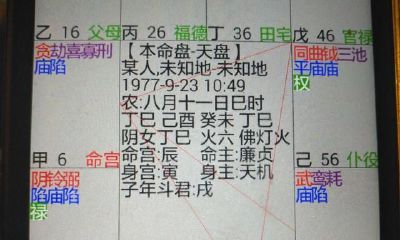 天下第一神数：紫微斗数十二宫计算你的一切，实例分析