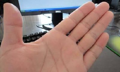 梦到手掌心显示信息有字