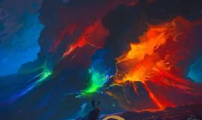 梦见黑色的七色彩虹