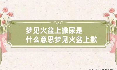 梦见火盆上撒尿是什么意思 梦见火盆上撒尿是什么意思呀