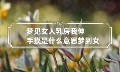 梦见女人乳房我伸手摸是什么意思 梦到女子乳房