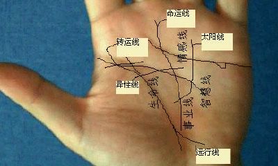 手相流年图算命