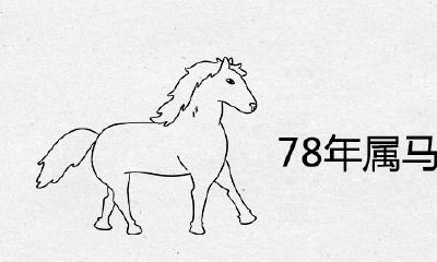 78年属马命中几个孩子