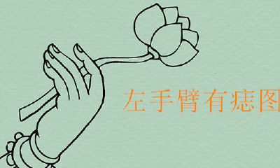 左手臂有痣图解全集