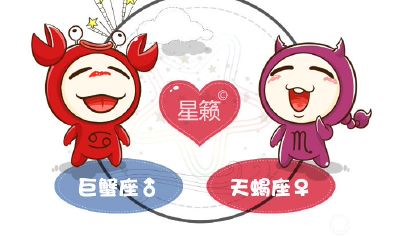 巨蟹座和天蝎座星座的配对指数