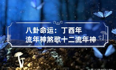 八卦命运：丁酉年流年神煞歌 十二流年神煞歌