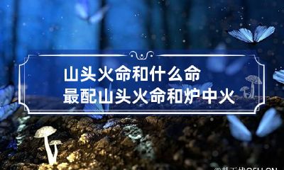 山头火命和什么命最配 山头火命和炉中火命姻缘好不好
