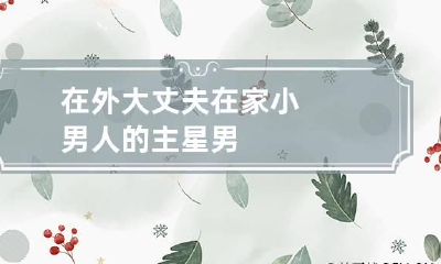 在外大丈夫在家小男人的主星男