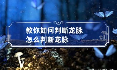 教你如何判断龙脉 怎么判断龙脉