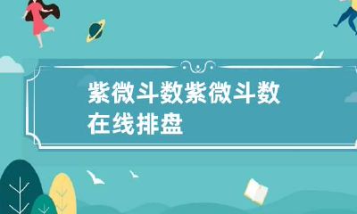紫微斗数 紫微斗数在线排盘