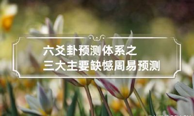 六爻卦预测体系之三大主要缺憾 周易预测之六爻预测基础知识