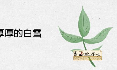 女人梦见厚厚的白雪