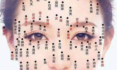 女人痣相图解-痣相解析