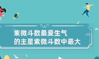 紫微斗数最爱生气的主星 紫微斗数中最大的几个命格