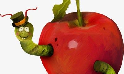 梦见吃苹果有小虫子