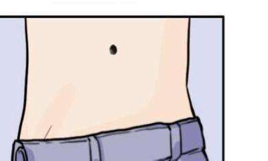 肚脐后方有痣，健康长寿