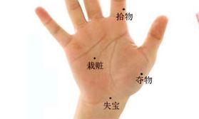 手掌痣的位置与命运图
