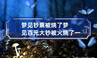 梦见钞票被烧了 梦见百元大钞被火烧了一点