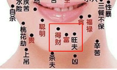 下巴正下方有痣好不好