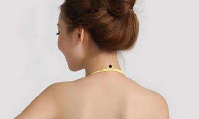 脖子后面的是苦情痣，脖子后面有痣的人好吗