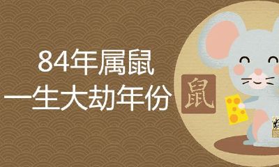 84年属鼠一生大劫年代是什么