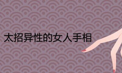 太招异性的女性手相