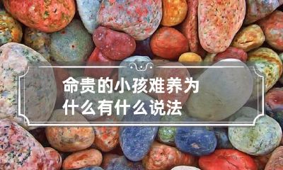 命贵的小孩难养为什么 有什么说法