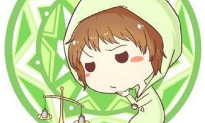 天秤座美甲的设计图案