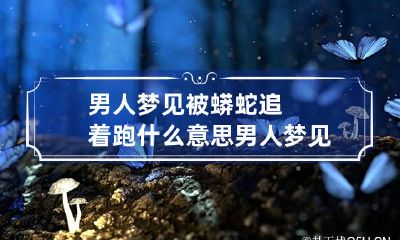 男人梦见被蟒蛇追着跑什么意思 男人梦见被大蟒蛇追着跑