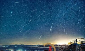 梦见流星雨并向其祈愿