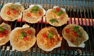 梦见自己做烤扇贝