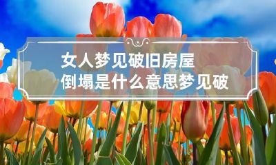 女人梦见破旧房屋倒塌是什么意思 梦见破房子倒塌是什么预兆