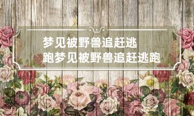 梦见被野兽追赶逃跑 梦见被野兽追赶逃跑成功了