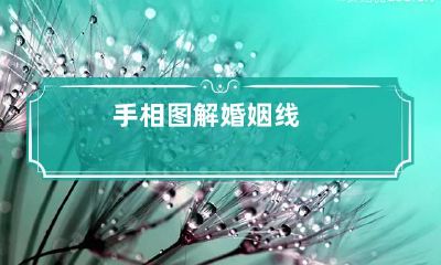 手相图解婚姻线