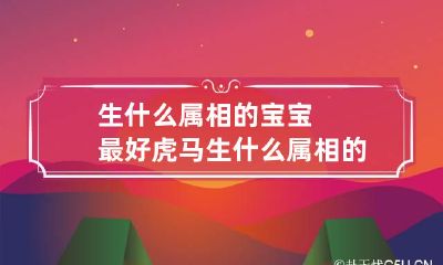 生什么属相的宝宝最好 虎马生什么属相的宝宝最好