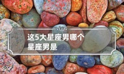 这5大星座男 哪个星座男是
