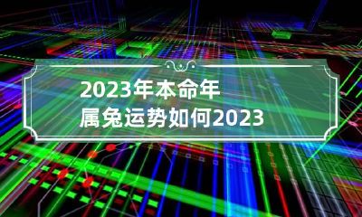 2023年本命年属兔运势如何 2023年兔年本命年可以结婚吗