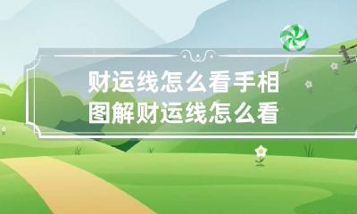 财运线怎么看 手相图解财运线怎么看