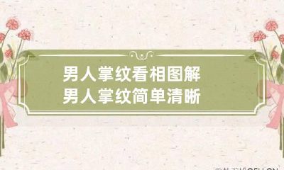 男人掌纹看相图解 男人掌纹简单清晰