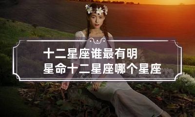 十二星座谁最有明星命 十二星座哪个星座最有明星命