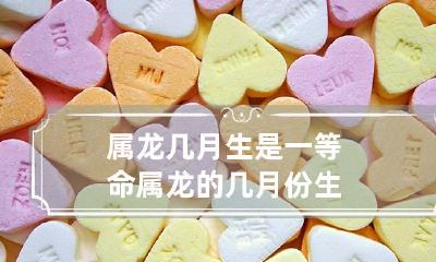 属龙几月生是一等命 属龙的几月份生