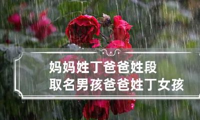 妈妈姓丁爸爸姓段取名男孩 爸爸姓丁女孩叫什么好