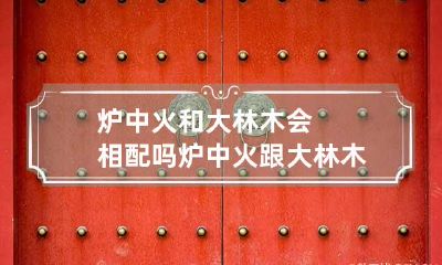 炉中火和大林木会相配吗 炉中火跟大林木在一起好吗
