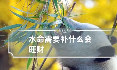 水命需要补什么 会旺财