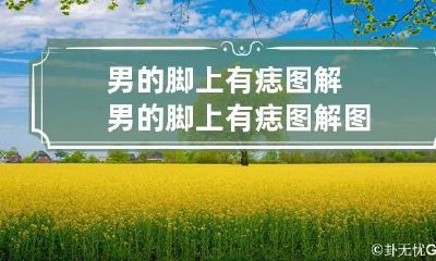 男的脚上有痣图解 男的脚上有痣图解图