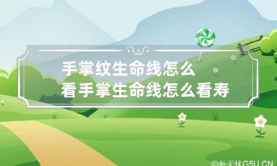 手掌纹生命线怎么看 手掌生命线怎么看寿命长短