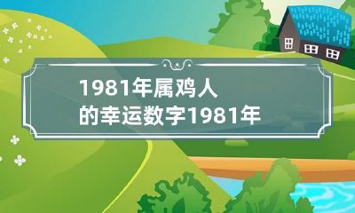 1981年属鸡人的幸运数字 1981年属鸡人的幸运数字是多少