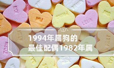 1994年属狗的最佳配偶 1982年属狗的感情婚姻如何